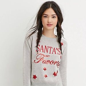NWOT Forever 21 Santa’s Favorite Christmas Sweater